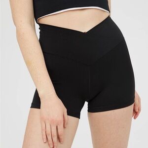 OFFLINE By Aerie Real Me Crossover 3" Bike Short in True Black
